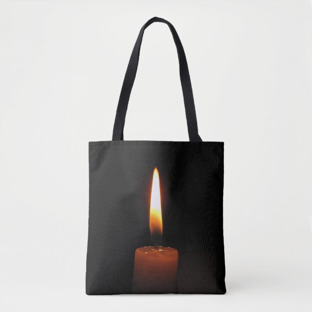 Candle Flame Tote Bag (Front)