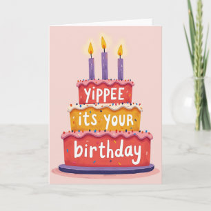 Candle Glow Celebration Card