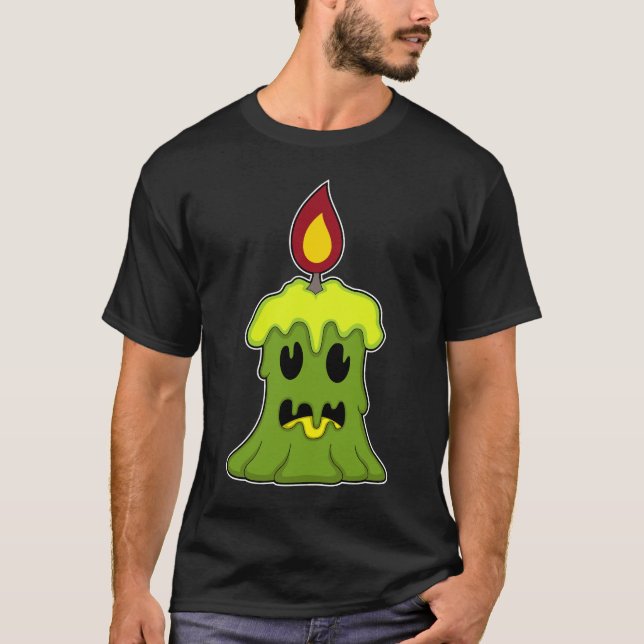 Candle Halloween T-Shirt (Front)