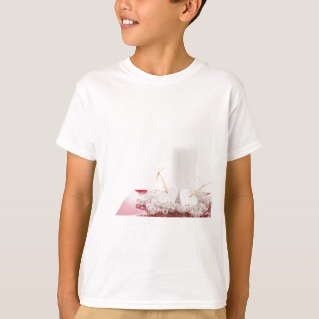 Candle & Hearts T-Shirt (Front)