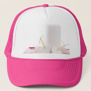 Candle & Hearts Trucker Hat