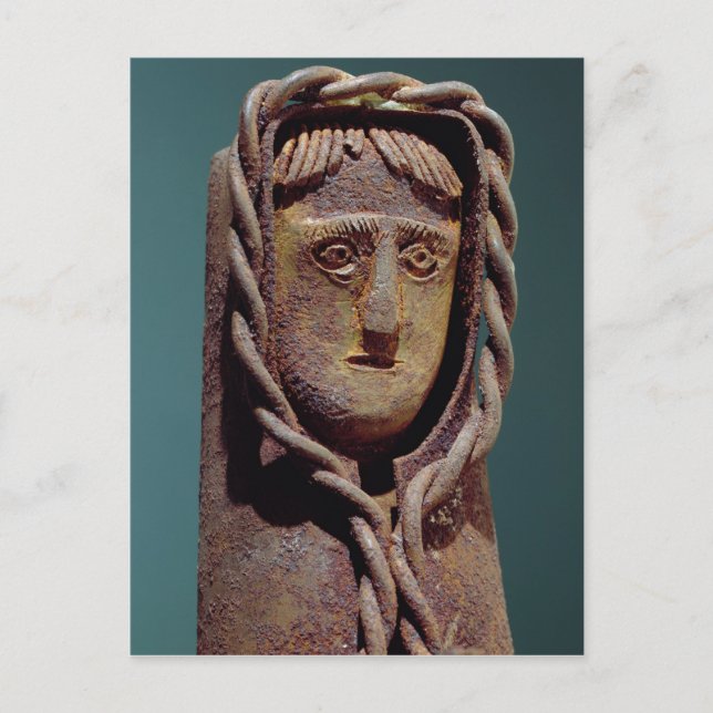 Candle holder with a figure of Jesus Postcard (Front)