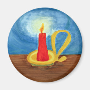 Candle in the Dark Magnet