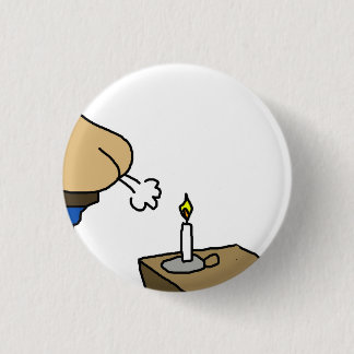 Candle In The Wind Cartoon 3 Cm Round Badge