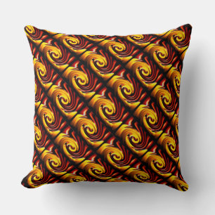 Candle in the Wind (yellow/red) Cushion