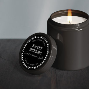 Candle Jam Honey Product Label Design Stickers