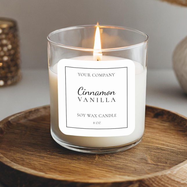 Candle Label Minimalist Product Branding (Creator Uploaded)