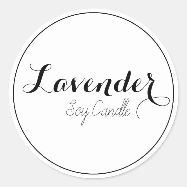 Candle labels (Front)