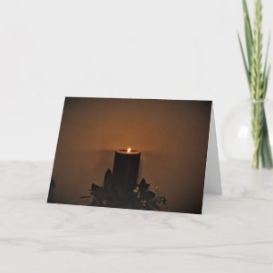 Candle Light Card