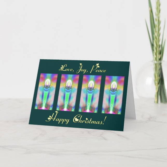 Candle light holiday card (Front)
