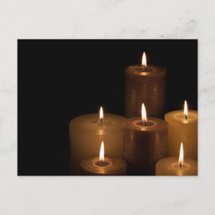 Candle Light Postcard