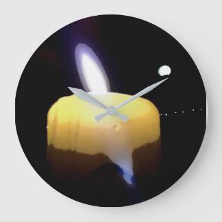 Candle Light Wall Clock