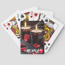 Candle-lit Romance Classic Playing Cards