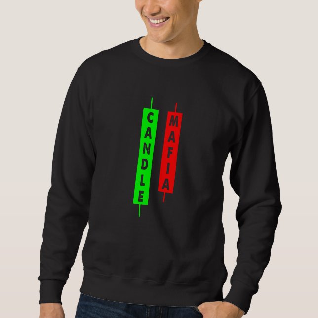 Candle Mafia Crypto Trader Cryptocurrency Bitcoin  Sweatshirt (Front)