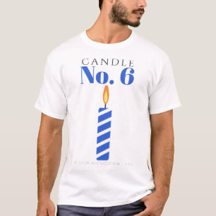 Candle No. 6 Hanukkah Matching Family T-Shirt