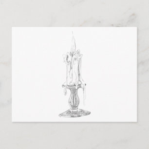 Candle Postcard