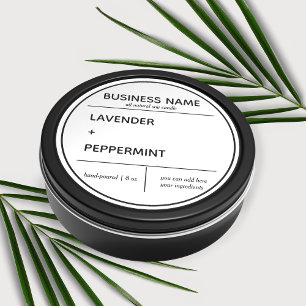 Candle Product Label Design