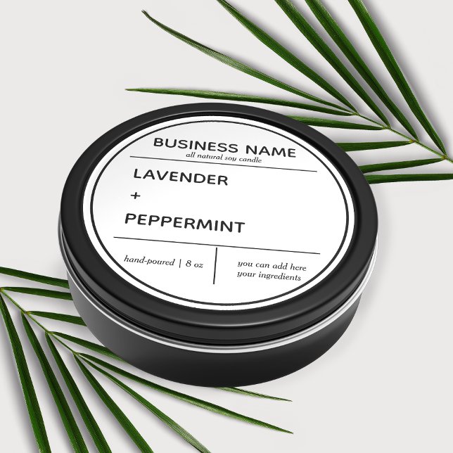 Candle Product Label Design (Creator Uploaded)