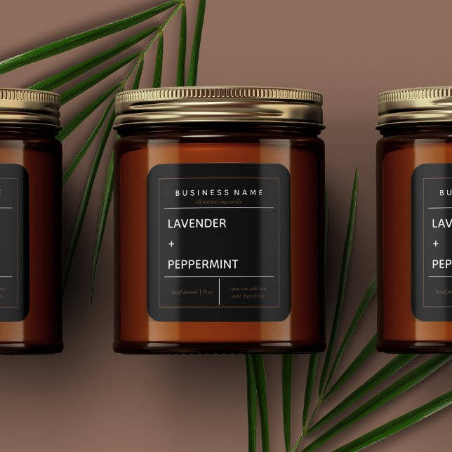 Candle Product Label Design (Creator Uploaded)