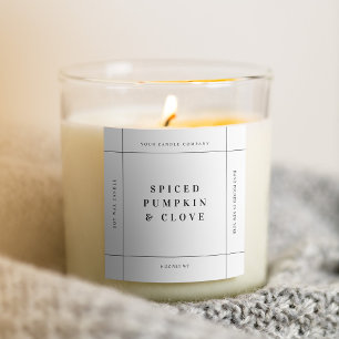 Candle Product Label Sticker Handmade Business Tag