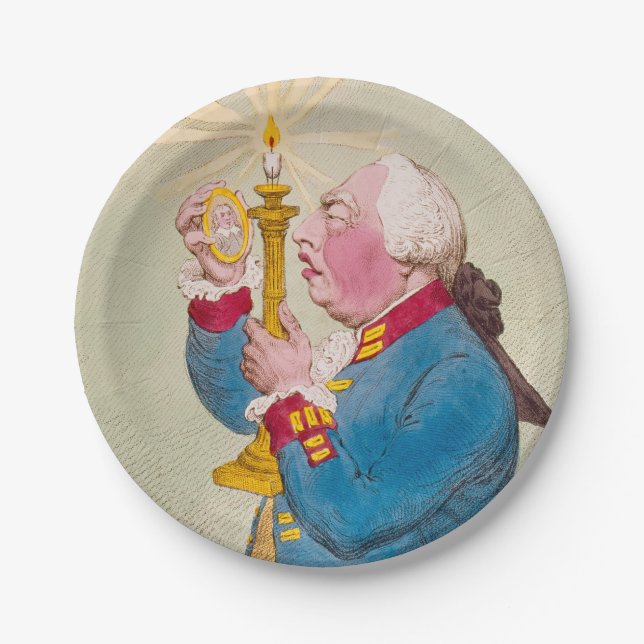 Candle - Round Paper Plates (Front)