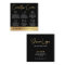Candle Safety Guide Black & Gold Script Logo Card