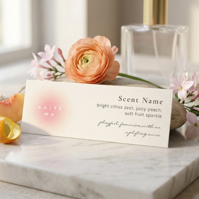 Candle Scent Sample Fragrance Mini Tester Card (Candle Scent Sample Fragrance Mini Tester Card)