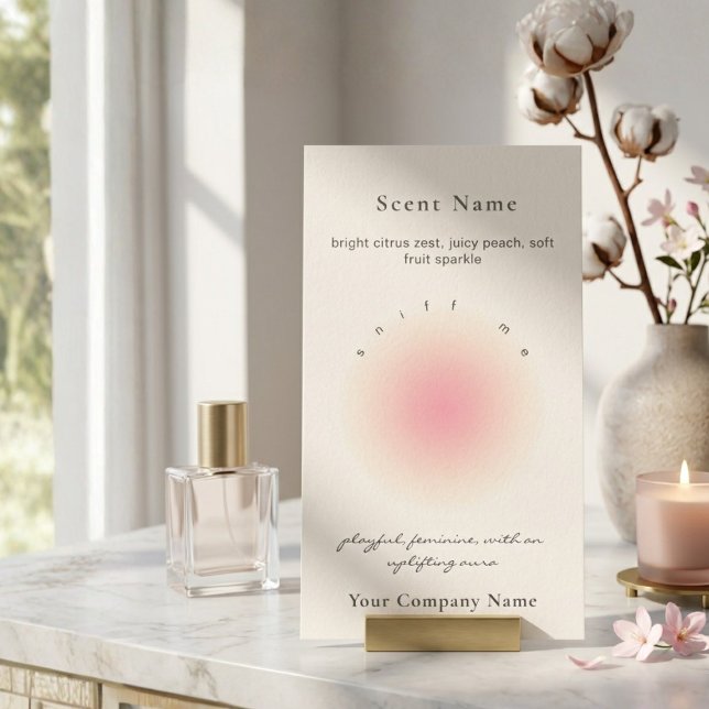 Candle Scent Sample Perfume Fragrance Tester Card (Candle Scent Sample Perfume Fragrance Tester Card)