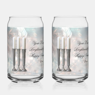 Candle Stick Soda Glass