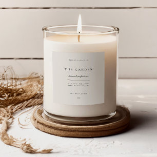 Candle Sticker Business Product Label Jar Branding
