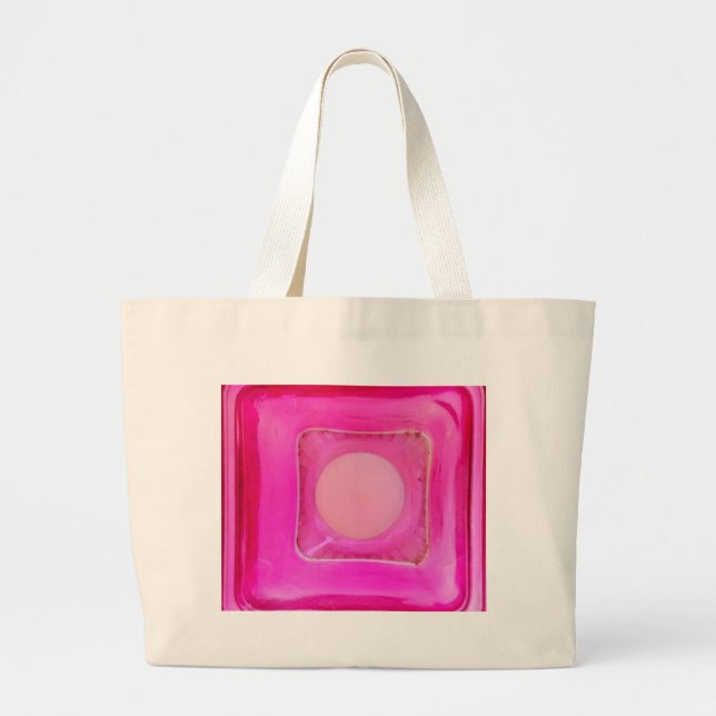 Candle, Sweet Pink Love Candlelight Large Tote Bag (Front)