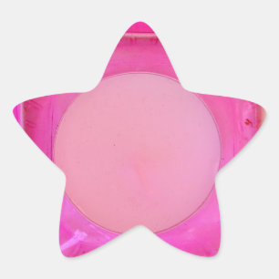 Candle, Sweet Pink Love Candlelight Star Sticker