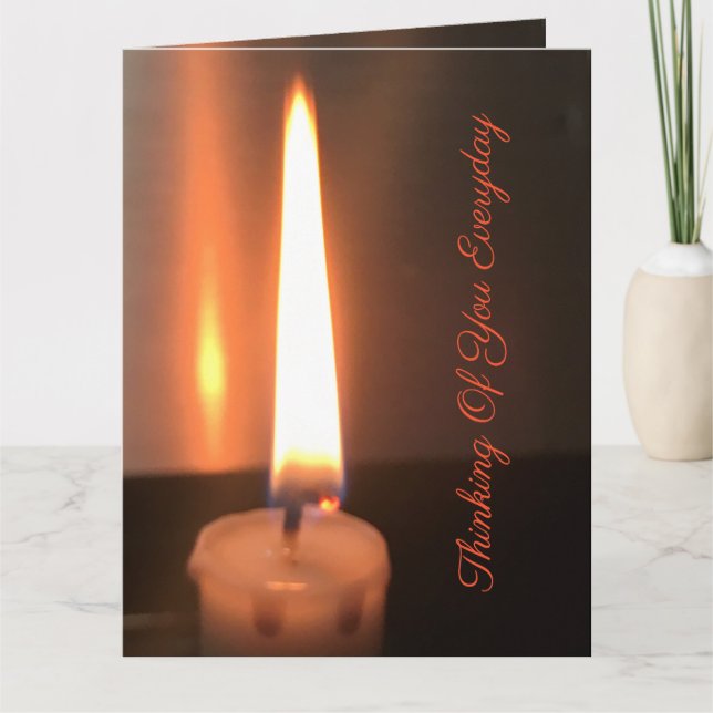 Candle Sympathy Card (Front)