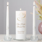 Candle Unity Set-Two Hearts Become One