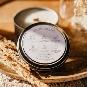 Candle Warning Label Candle Care Instructions