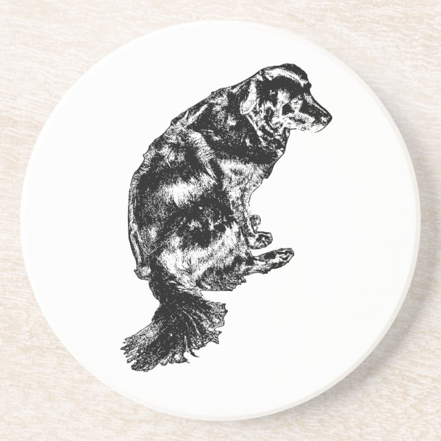 Candlelight Edge — Retriever Coaster (Front)