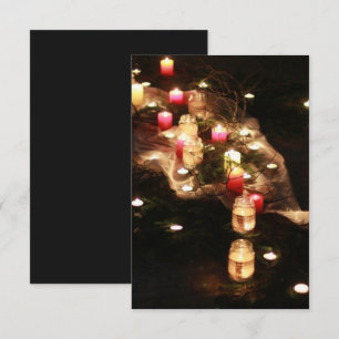 Candlelight Forest Enclosure Card – Customisable