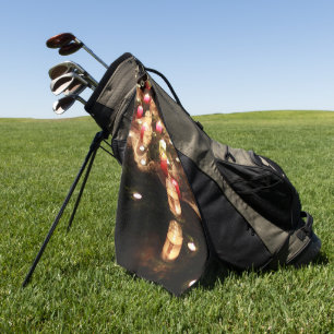 Candlelight Glow Golf Towel – Customisable