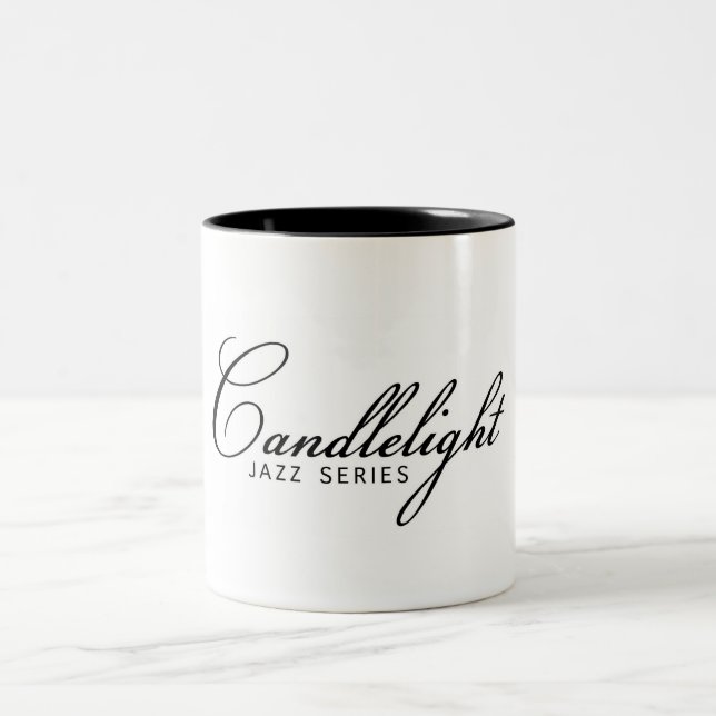 Candlelight Jazz #candlelightjazz CoffeeMug (11oz) Two-Tone Coffee Mug (Center)