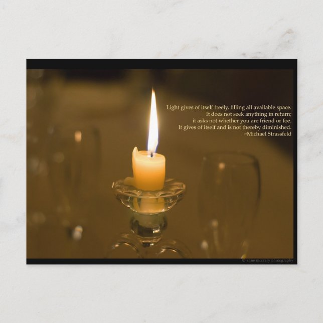 Candlelight Post Card (Front)