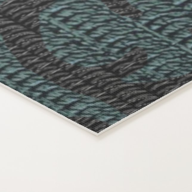 candlelight scroll yoga mat (Detail)