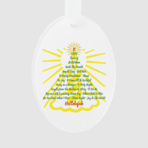 Candlelight Song List Ornament