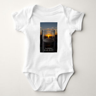 Candlelight Sunset Baby Bodysuit