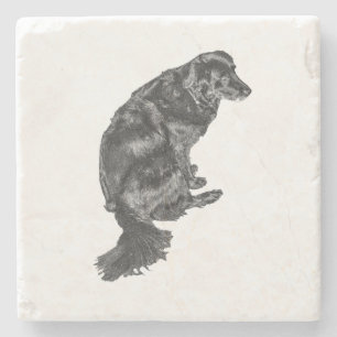 Candlelight Table Hush — Retriever Stone Coaster