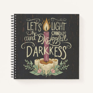 Candlelight Whispers Spiral Notebook 🕯️✍️