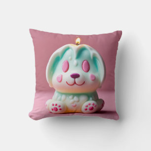Candlelit Panda: Cosy Nighttime Vibes Tee Cushion