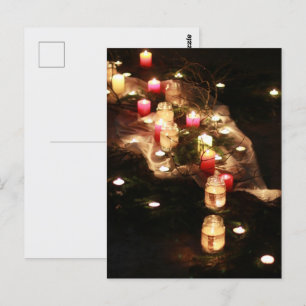 Candlelit Path Postcard Design – Customisable