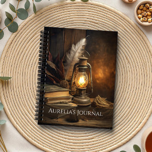 Candlelit Spellbook Notebook – Cosy Witch Journal