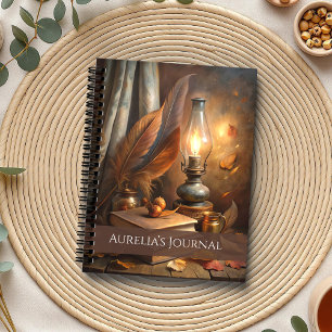 Candlelit Spellbook Notebook – Cosy Witch Journal