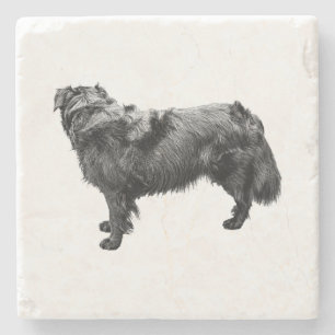 Candlelit Stature Stone Coaster
